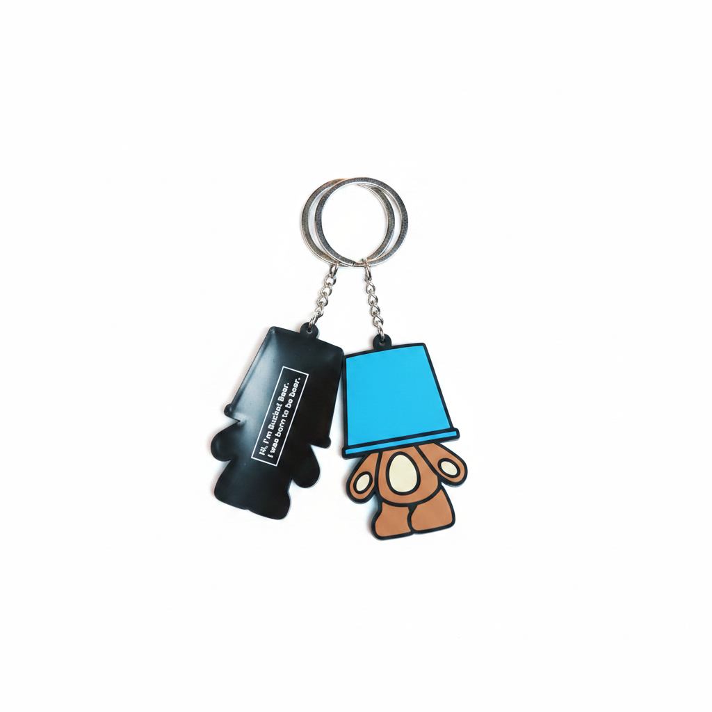 Iconic Rubber Keychain